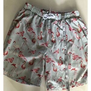 Mosmann Australia Swim Trunks Shorts Flamingo Print Size S For Man